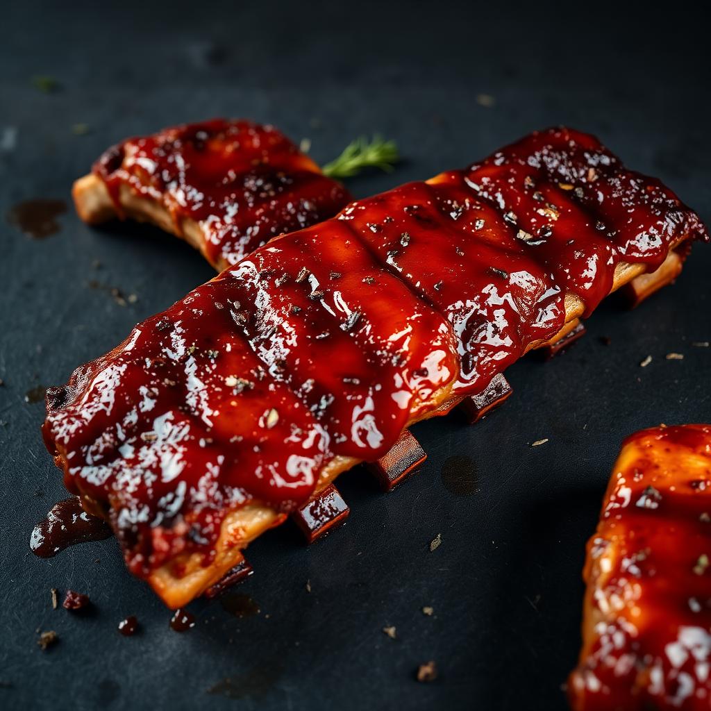 Spareribs BBQ-mariniert